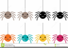 Free Clipart Halloween Spiders Image