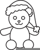 Free Christmas Clipart Outlines Image