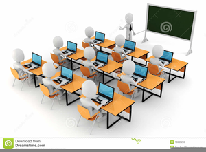 Training Classroom Clipart Image