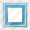Icon Media Stop Blue Image