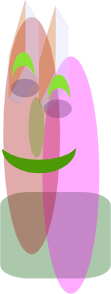Abstract Faces Clip Art