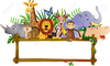 Zoo Animal Clipart Border Image