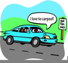 Carpool Lane Clipart Image