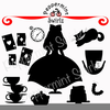 Alice In Wonderland Clipart Image