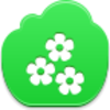 Free Green Cloud Flowers Image