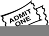 Movie Pass Clipart Image