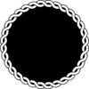 Black Rope Seal Border Clip Art