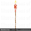 Tiki Torches Clipart Image