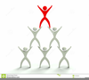 Human Pyramid Clipart Image