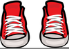 Shoes Walking Clipart Image