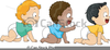 Baby Crawling Clipart Image