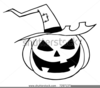 Free Black And White Jack O Lantern Clipart Image