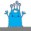 Space Alien Cartoon Clipart Image