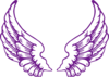 Purple Angel Wings Clip Art