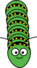 Cartoon Caterpillar Clip Art