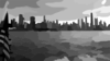 Chicago Usa B W X Clip Art