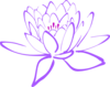 Purplelotus Clip Art