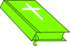 Green Bible Clip Art