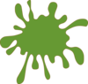 Green Splat Clip Art