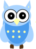 Blue Owl Clip Art