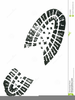 Work Bootprint Clipart Image