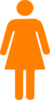 Woman Orange Clip Art