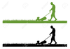 Man Mowing Lawn Clipart Free Image