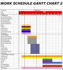 Work Schedule Charts Image