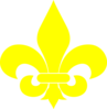 Mkm Yellow Fleur De Lis Clip Art