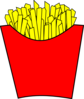 French Fries Modern Clip Art