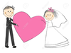 Hindu Bride Groom Clipart Image