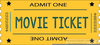 Free Movie Stub Clipart Image