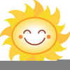 Cartoon Sunshine Clipart Image