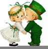 Girl Leprechaun Clipart Image