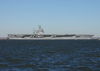 Uss George Washington (cvn 73) Departs Naval Station Norfolk, Va. On A Regularly Scheduled Deployment In Support Of The Global War On Terrorism. Image