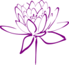 Purplelotus Clip Art