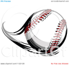 Eagle And Softball Clipart Image