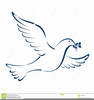 Picasso Peace Dove Clipart Image