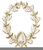 Oak Wreath Clipart Image