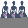 Bridesmaid Dress Clipart Image