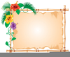 Beach Boarder Clipart Image