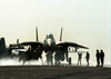 F-14  Tomcat  Aboard Uss George Washington Image