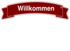 Willkommen Ribbon Clip Art