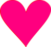 Pink Heart Clip Art