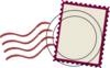 Mail Stamp Template Clip Art