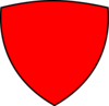 Red Shield Clip Art