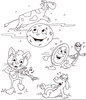 Hey Diddle Diddle The Cat And The Fiddle Clipart Image