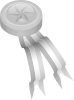 Silver Medallion Clip Art