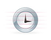 Higloss Clock Silver Image