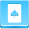 Free Blue Button Icons Spades Card Image